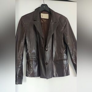 Women's Black Leather Jacket
